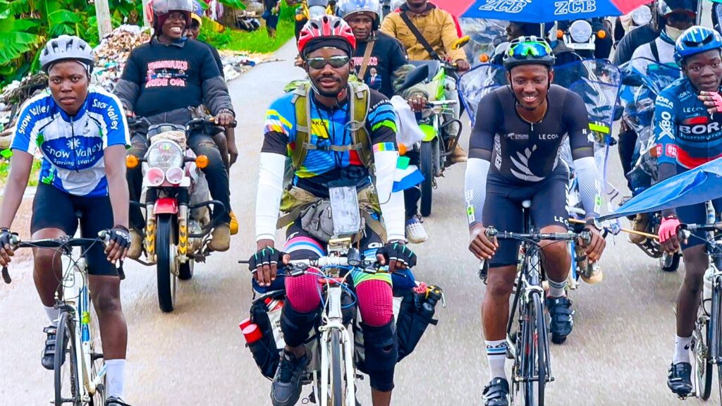 Nigeria to USA by Bicycle: Emmiwuks Pedals into Sierra Leone on Day 74, Receives Epic Welcome